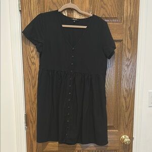 Madewell Black V-Neck Top